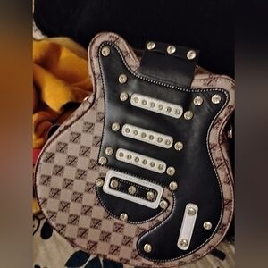 Stylish Guitar-Shaped Mini Backpack